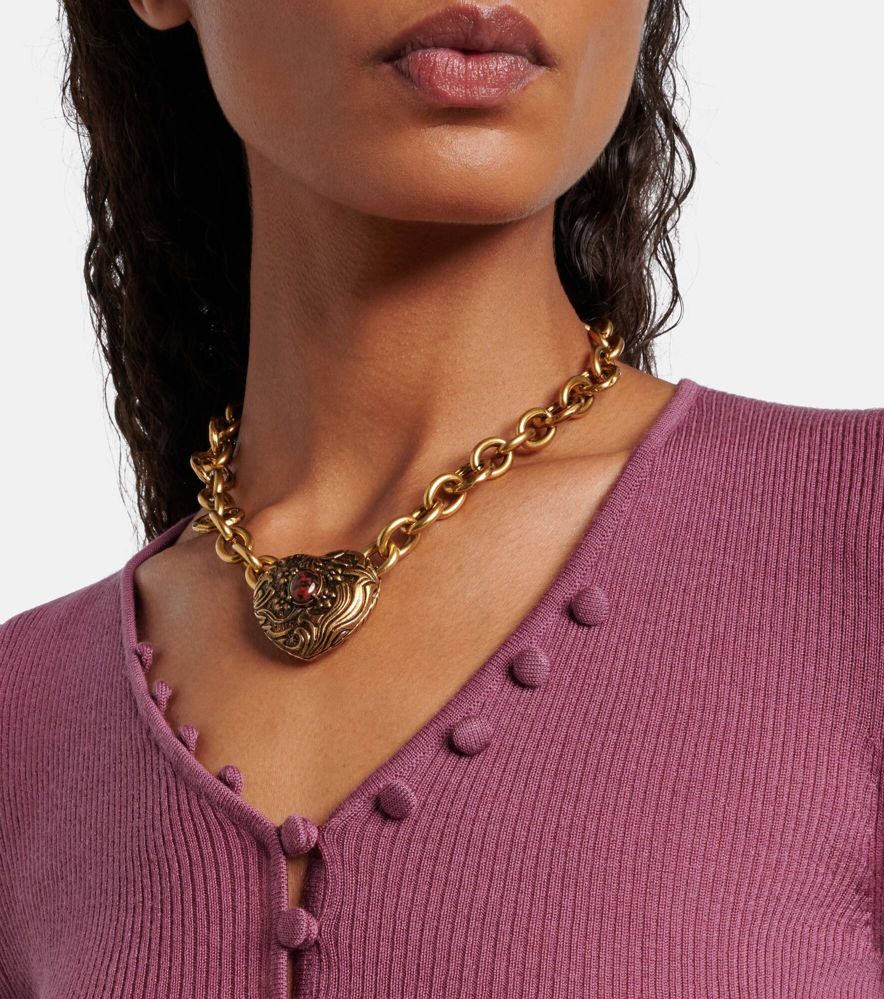 Ribbed-knit wool top - 4