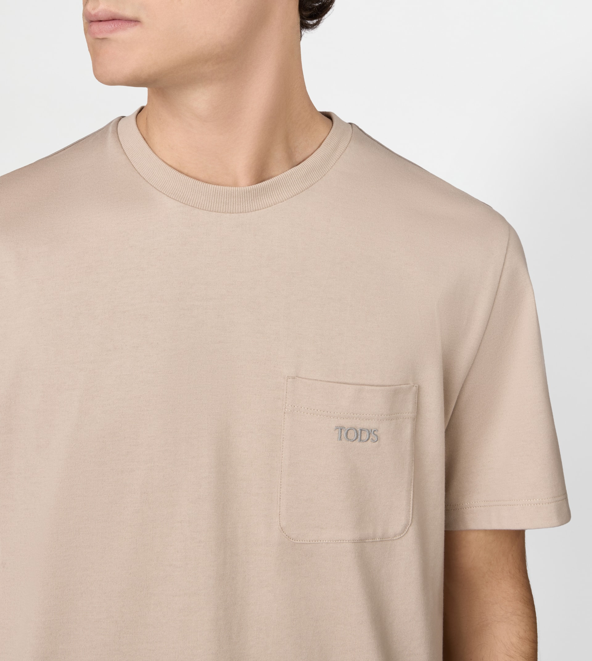 T-SHIRT IN JERSEY - OFF WHITE - 4