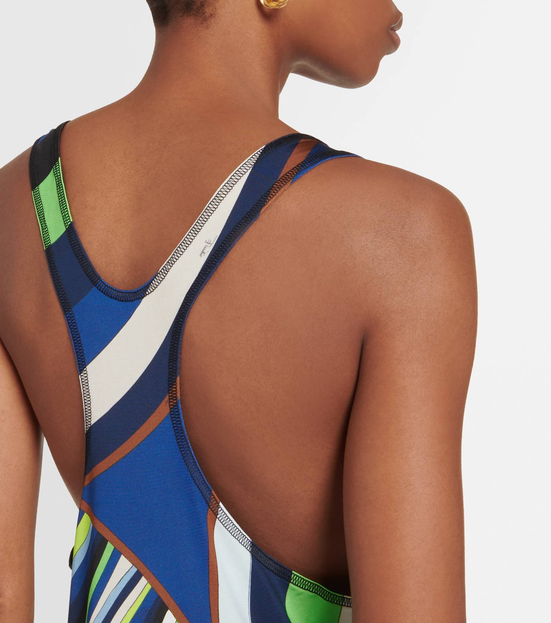 Printed racerback top - 6