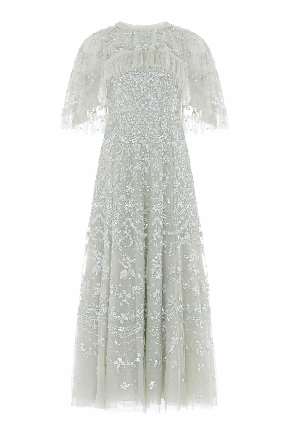 Freya Cape Ankle Gown - 1