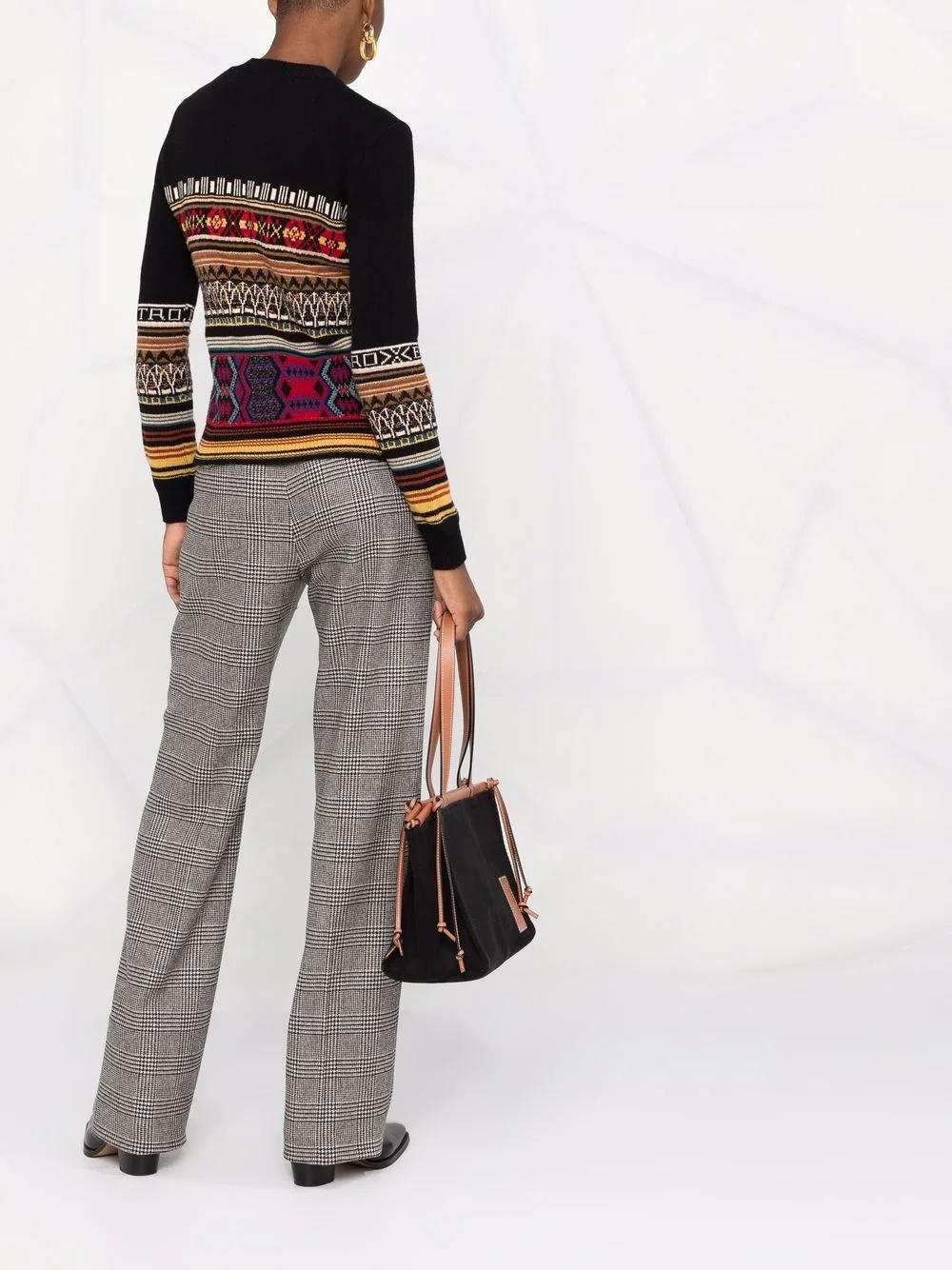 patterned intarsia-knit jumper - 6