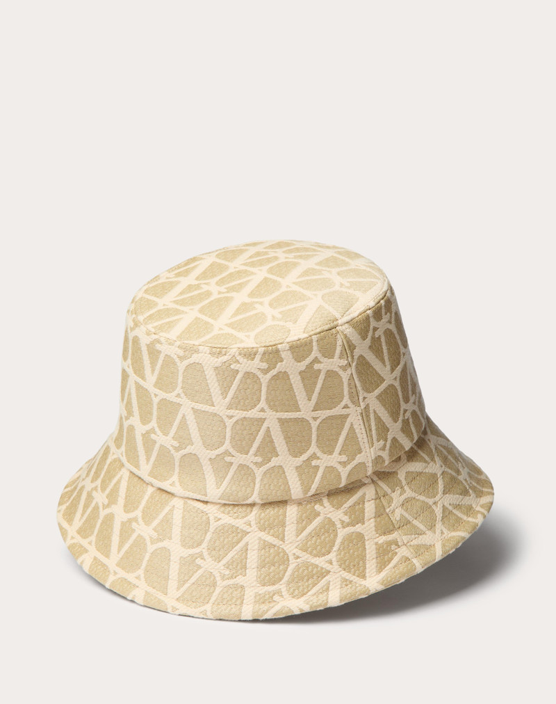 TOILE ICONOGRAPHE RAFFIA BUCKET HAT 3