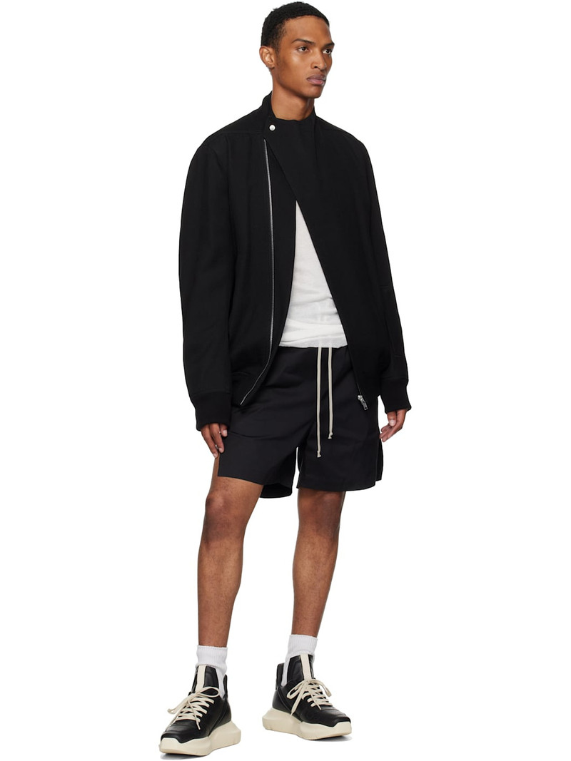 Rick Owens Black & Off-White Concordians Geth Runner Sneakers outlook