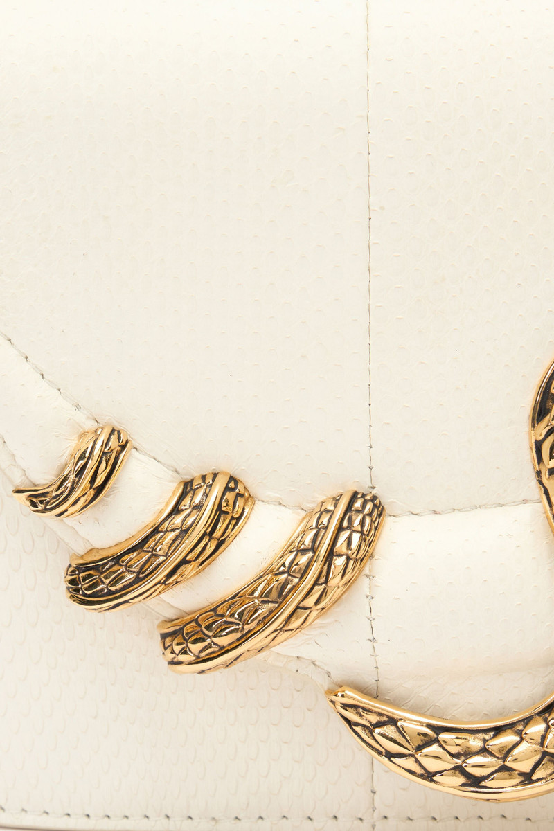 White Bag with Snake and Scale Motif 5