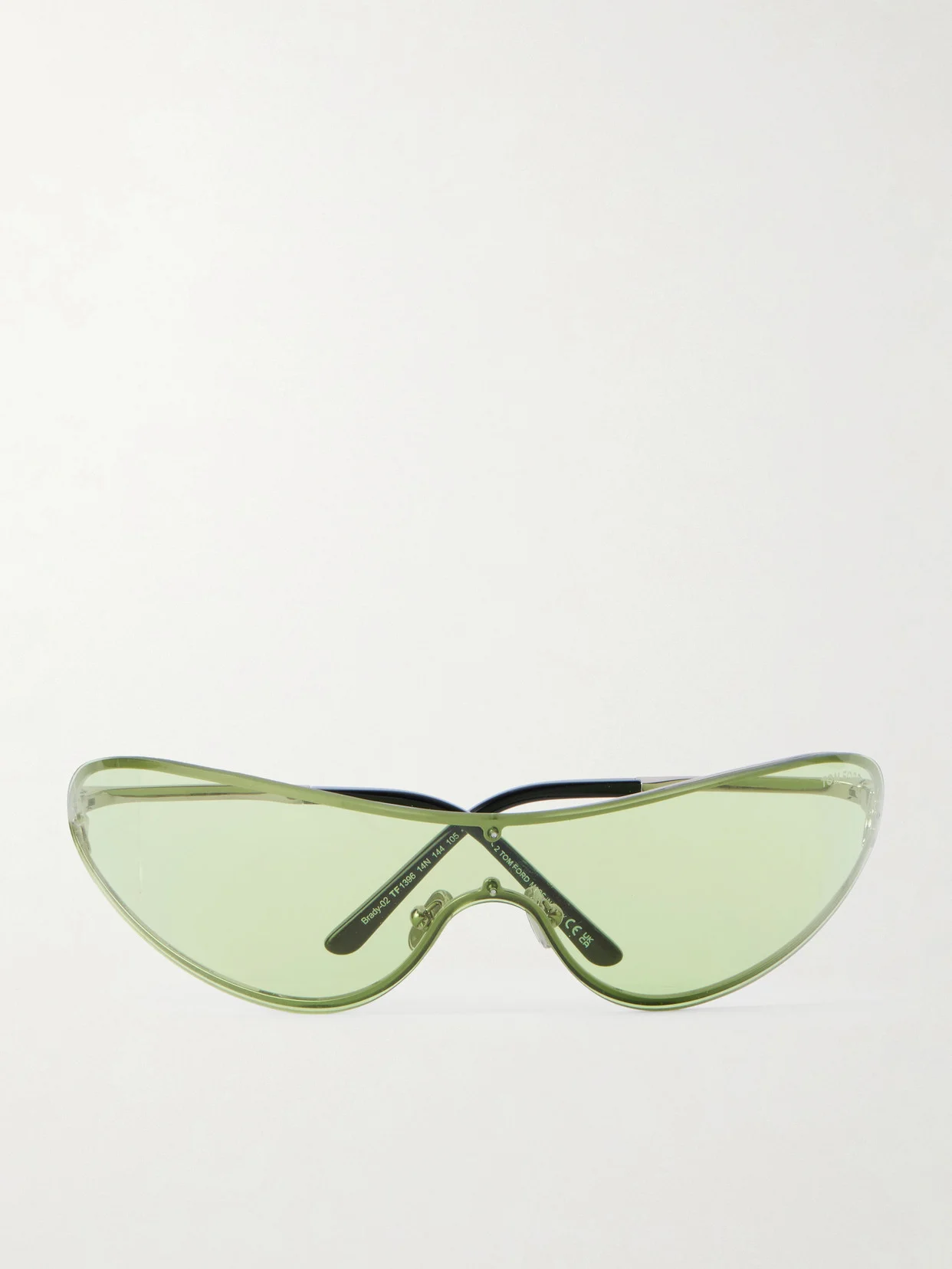 D-frame Silver-tone Sunglasses - 1