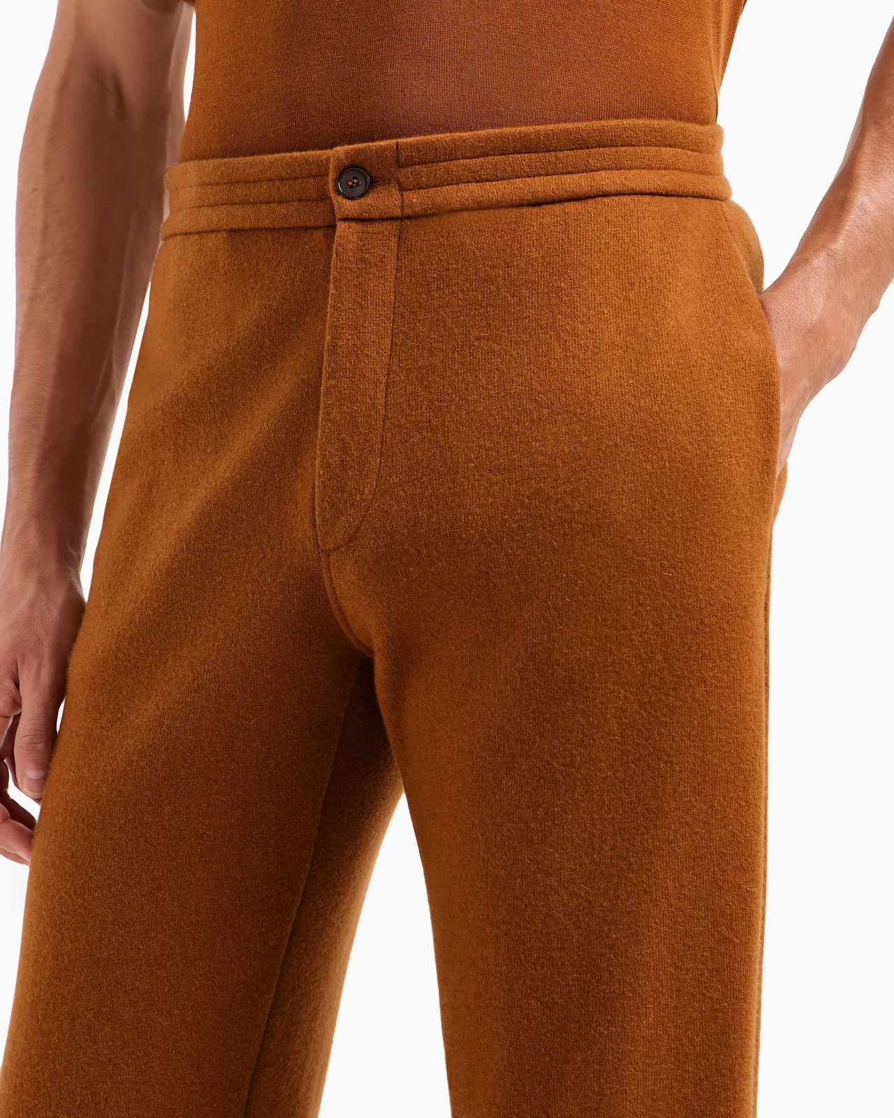 GIORGIO ARMANI VICUÑA TROUSERS IN CASHMERE AND VICUÑA - 5