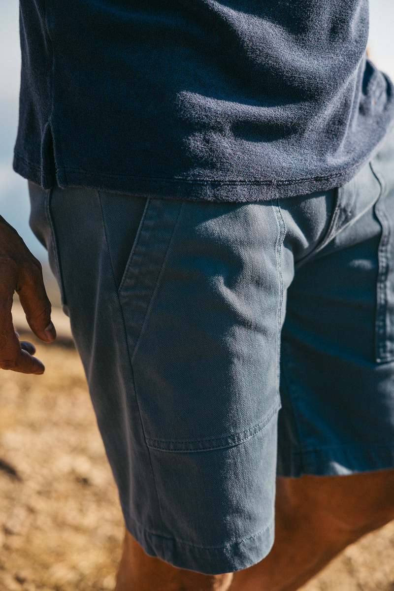 The Scout 8" Denit® Fatigue Shorts - Dusty Blue 6