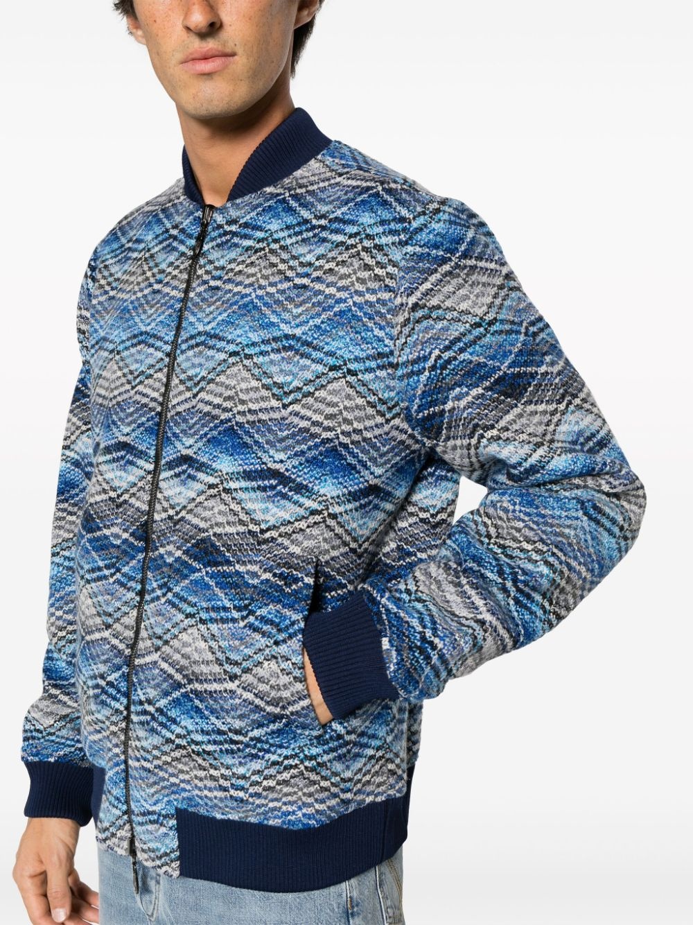 Missoni Men's Zigzag Bomber Jacket