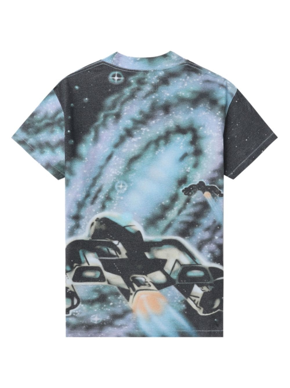 space-print t-shirt - 6