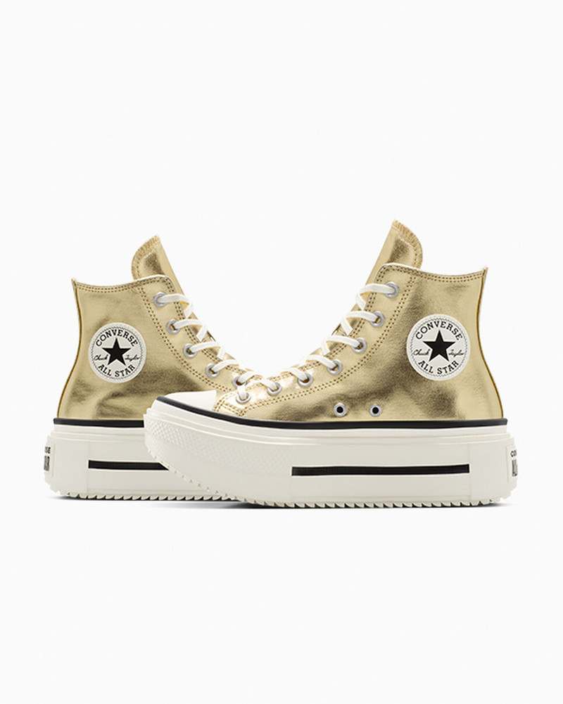 Chuck Taylor All Star Lift Double Stack Platform Metallic 7