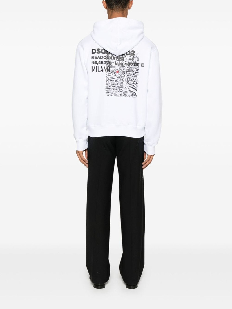 DSQUARED2 Ceresio Map hoodie outlook