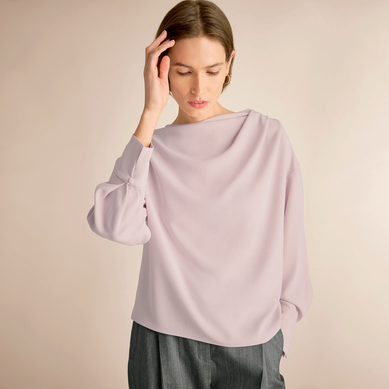 Annmarie Drape Top - Eco Soft Wave 1