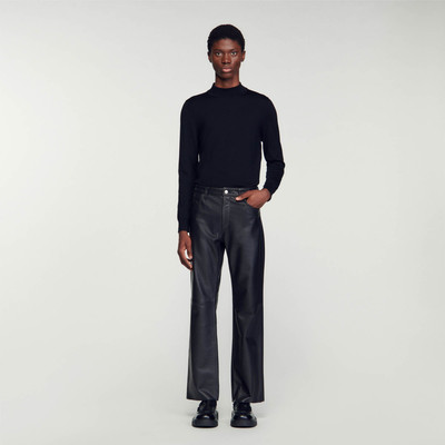 Sandro LEATHER TROUSERS outlook