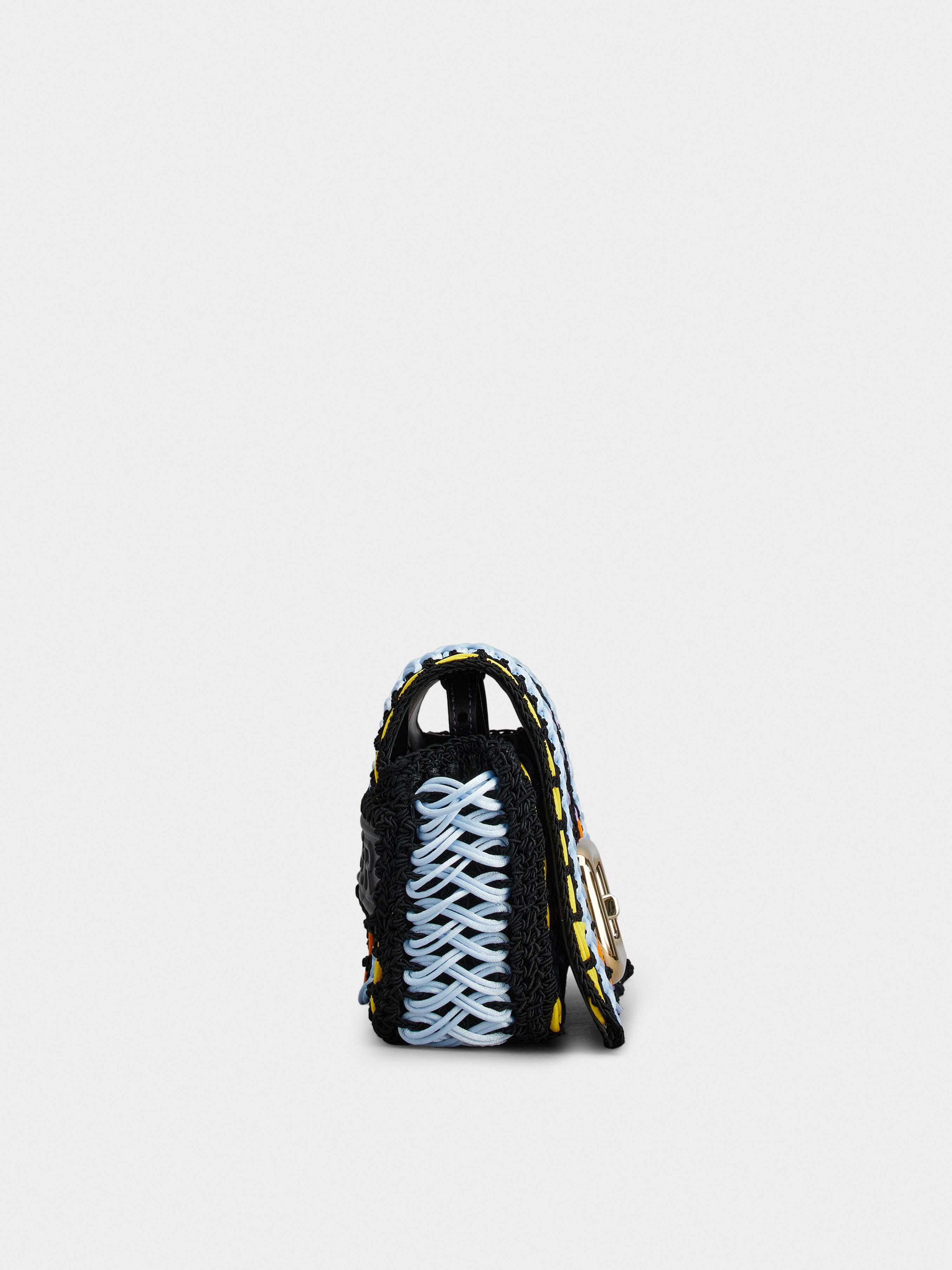 Viv' Choc Colored Twist Bag in Fabric - 4