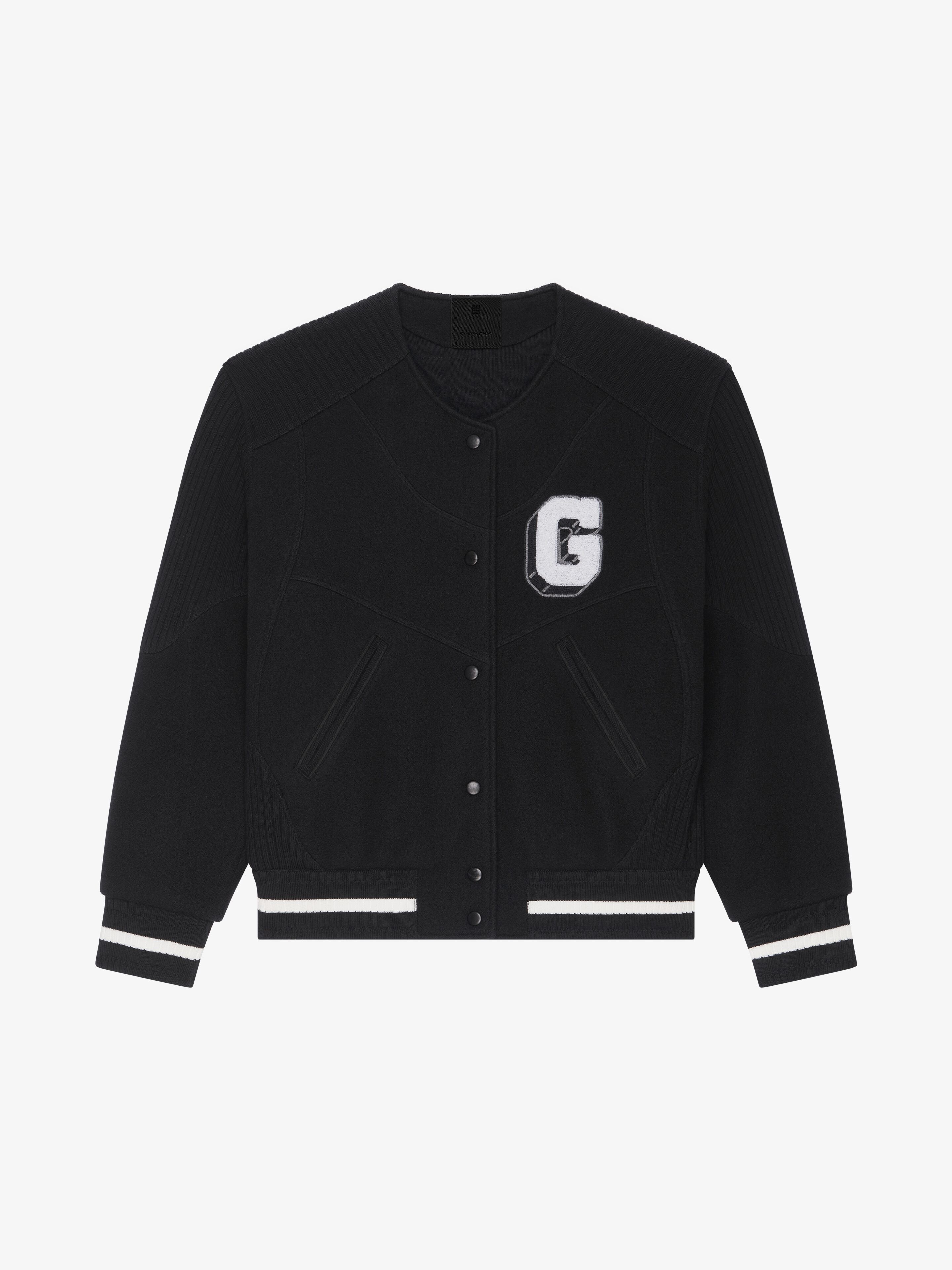 GIVENCHY COLLEGE VARSITY JACKET IN WOOL - 1