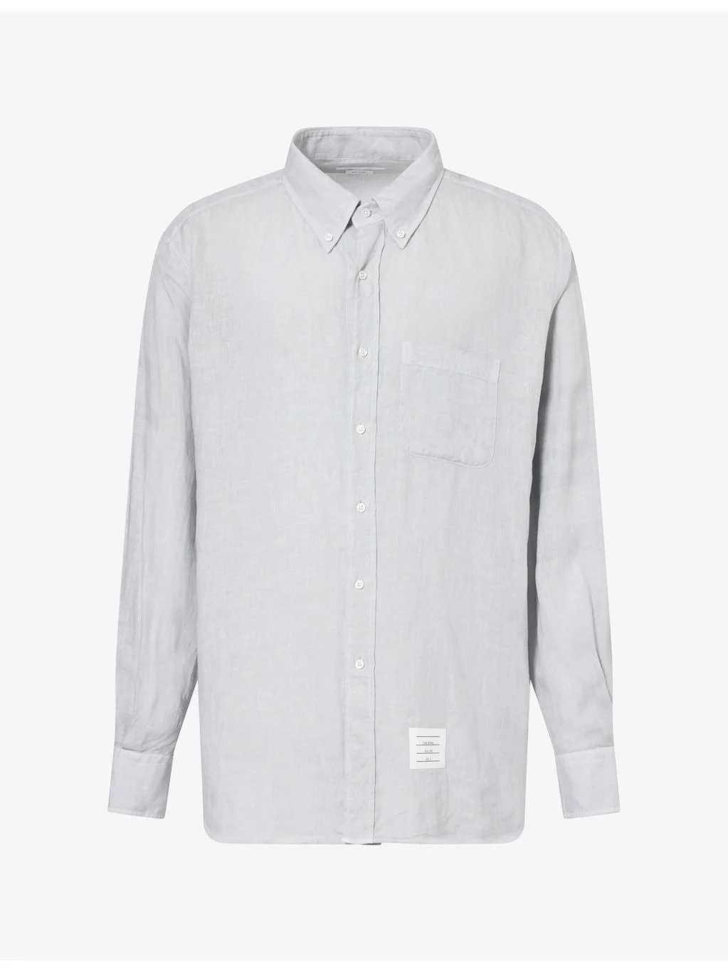 Brand-Patch Linen Shirt - 1