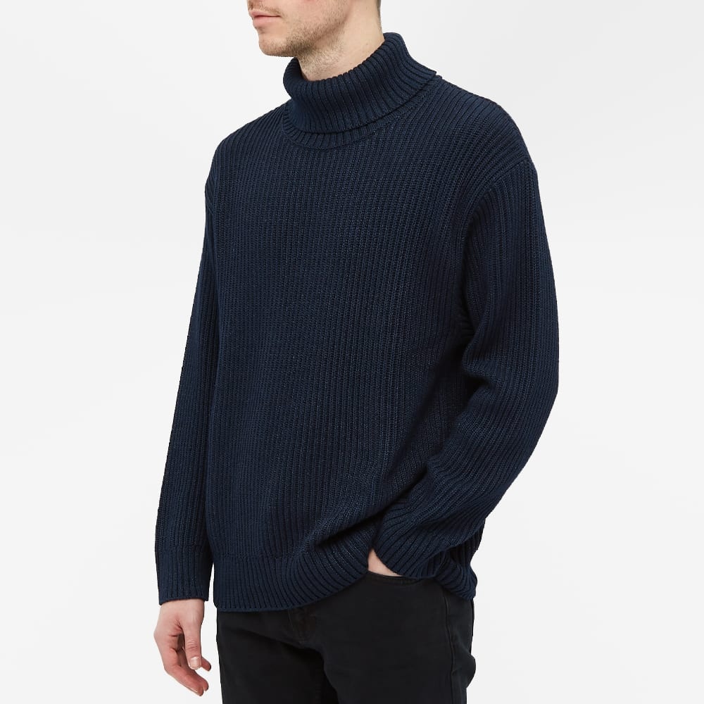 Nudie Frank Roll Neck Knit - 4