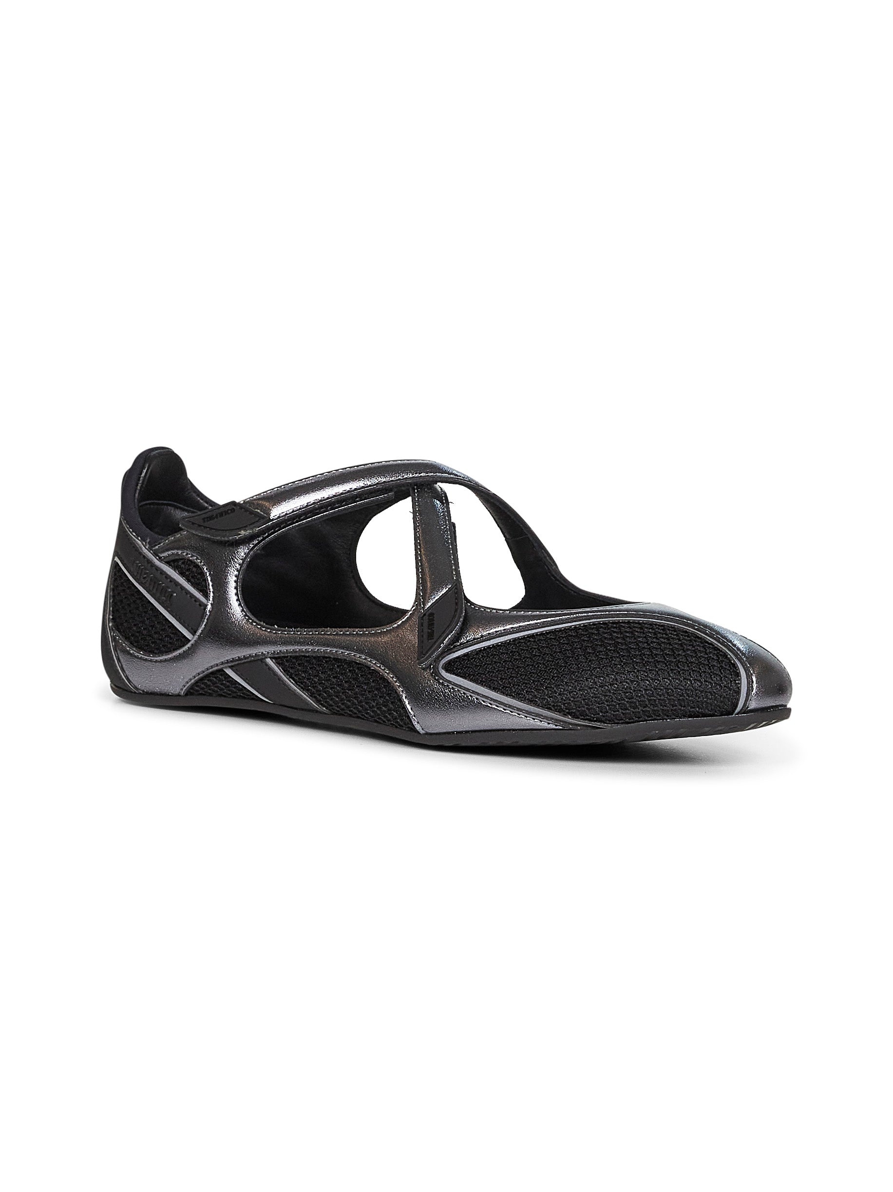 Black "Floor 01" ballet flats - 2