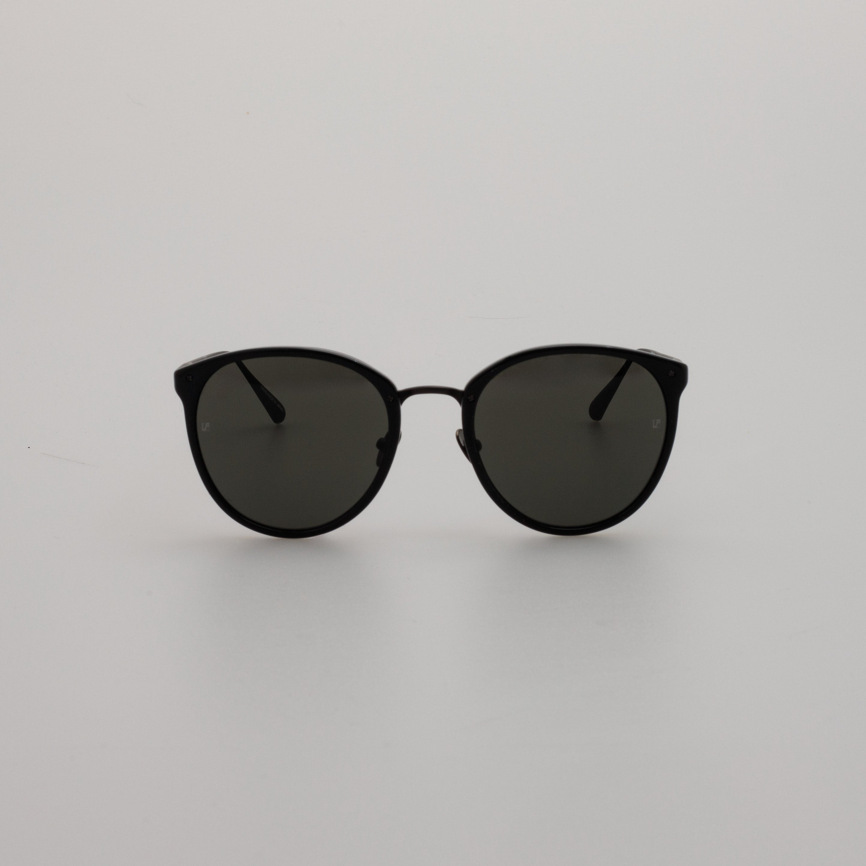 CALTHORPE OVAL OPTICAL FRAME IN BLACK AND MATT NICKEL (MEN'S) - 5