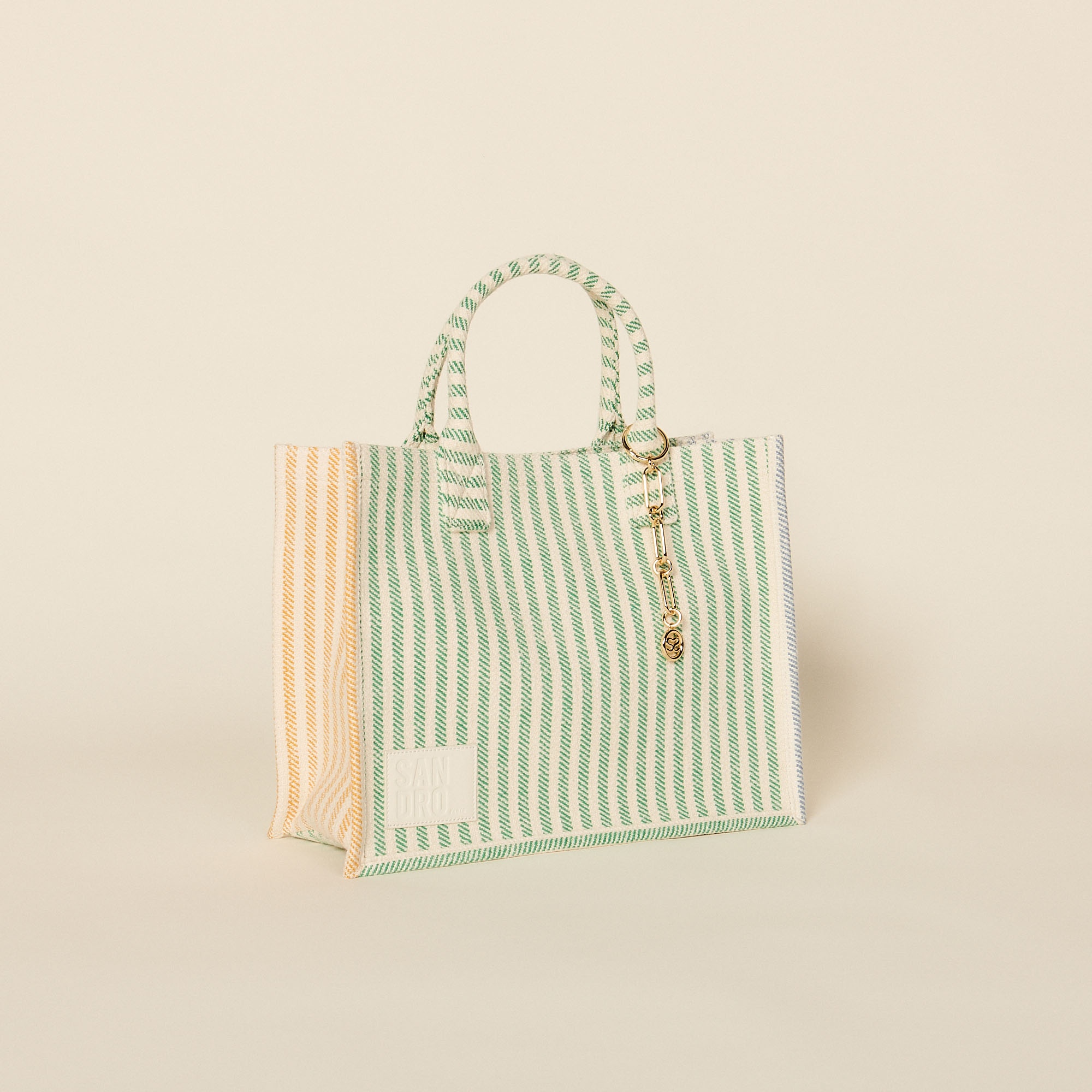 Striped tote bag - 2