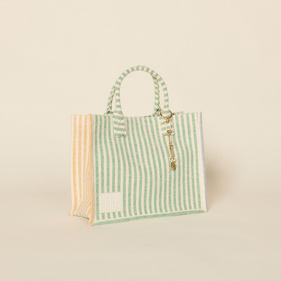 Sandro Striped tote bag outlook