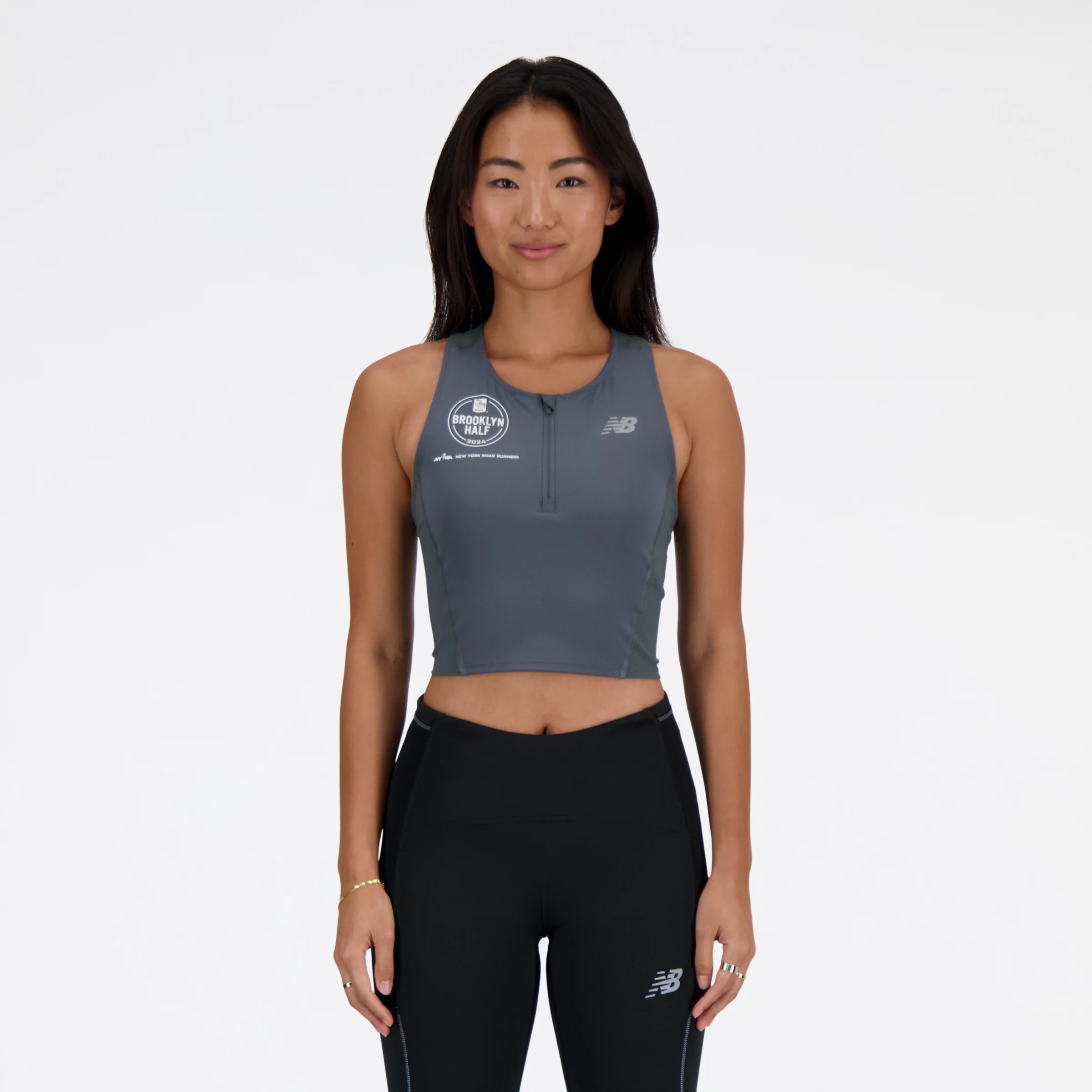 RBC Brooklyn Half Race Day Fitted NB Sleek Tank - 2