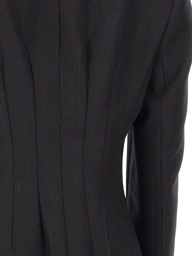 pinstripe-pattern blazer 5