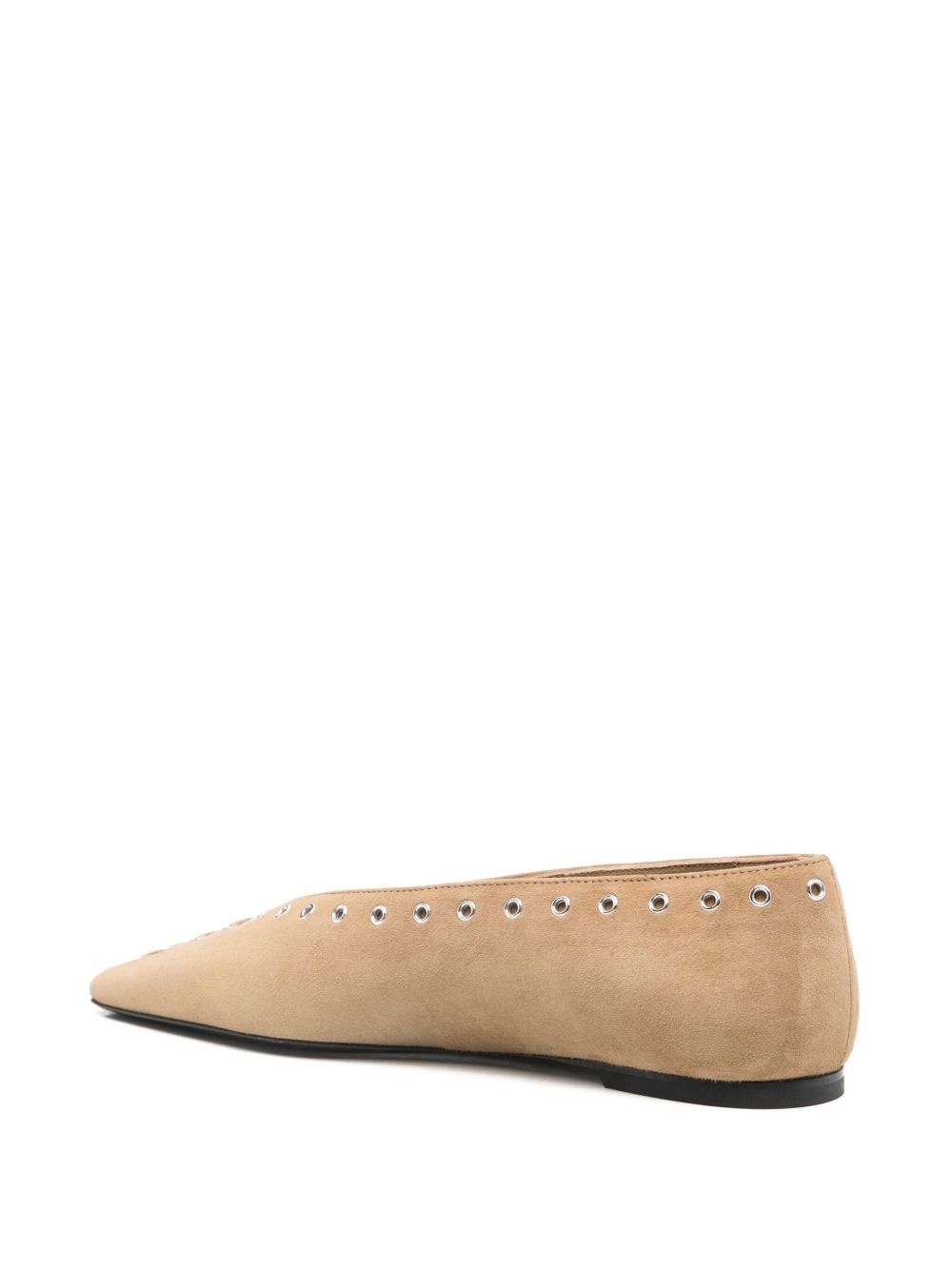 suede ballet flats - 3