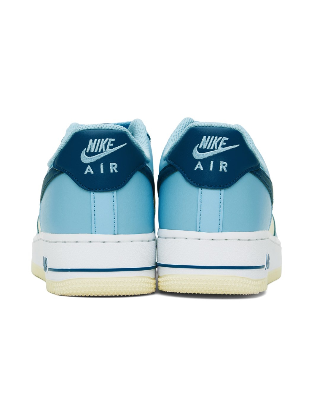 Blue & Off-White Air Force 1 '07 Sneakers - 2