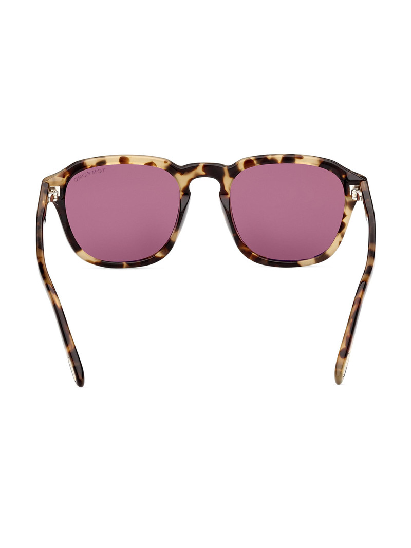Men's Avery 52MM Tortoiseshell Sunglasses - Dark Havana 5