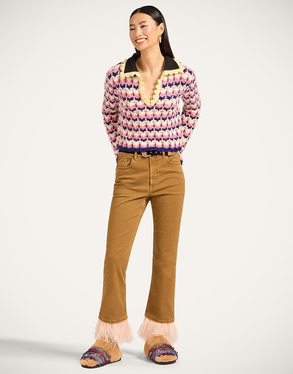 Fancy Crop Jeans - 2