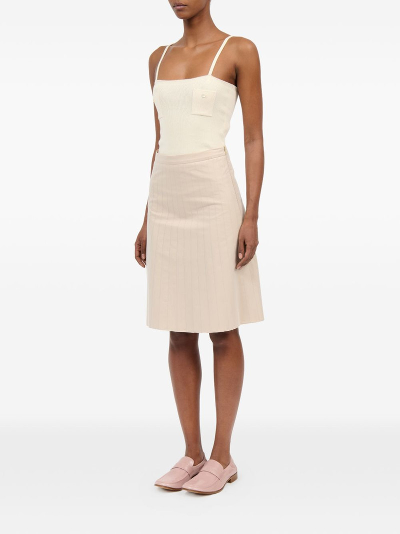 pleated poplin skirt 7