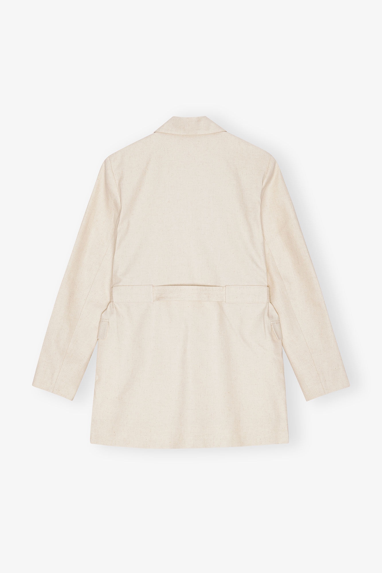 OFF-WHITE COTTON MELANGE TAILORING BLAZER - 7