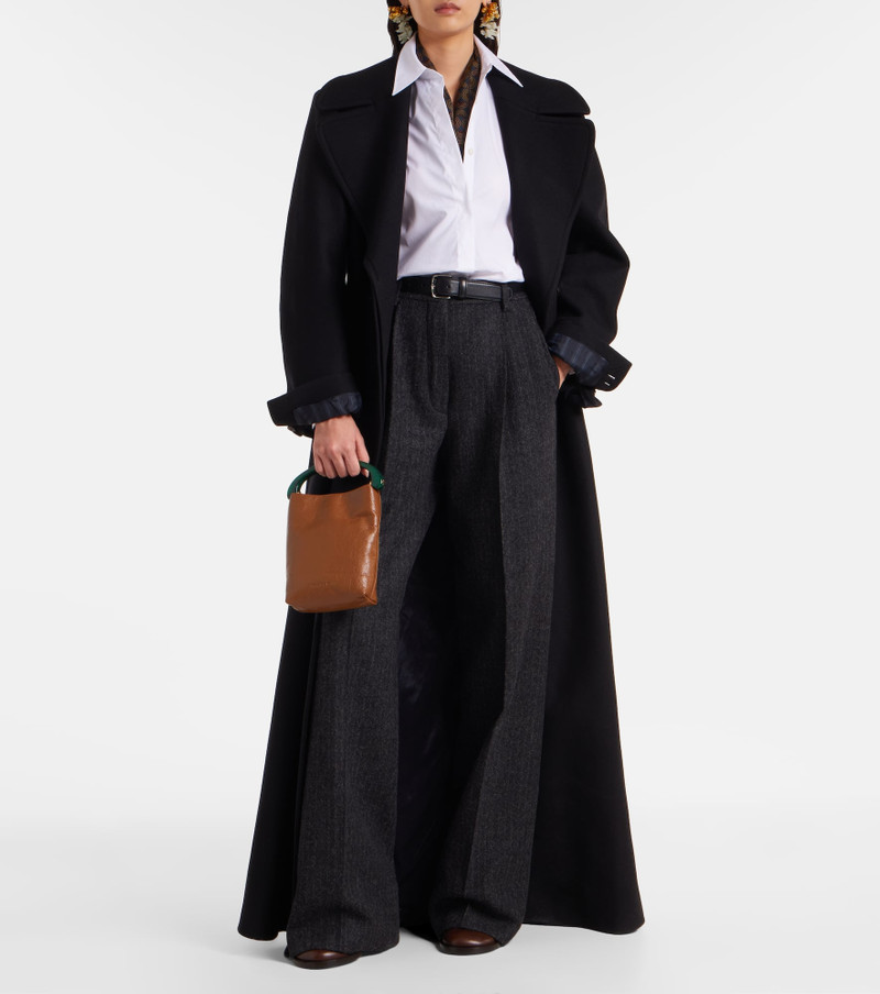 Dries Van Noten Micro leather tote bag outlook