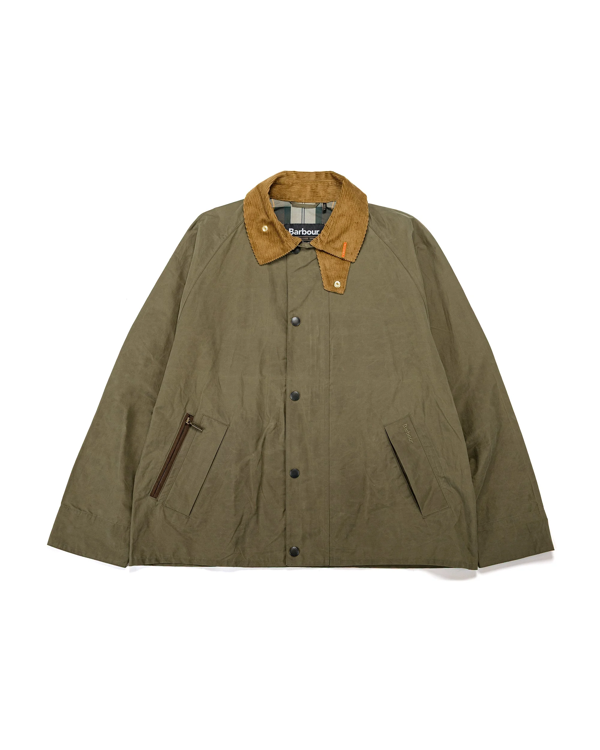 Transport Wax Jacket Light Moss - 1