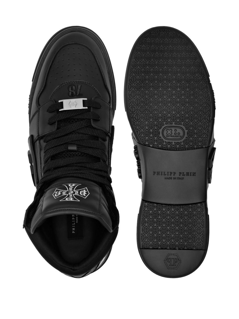 Hexagon hi-top sneakers - 3