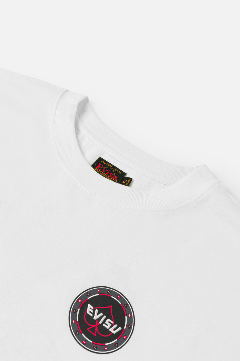Poker Lucky Dice and Flocked Seagull T-shirt - White 9