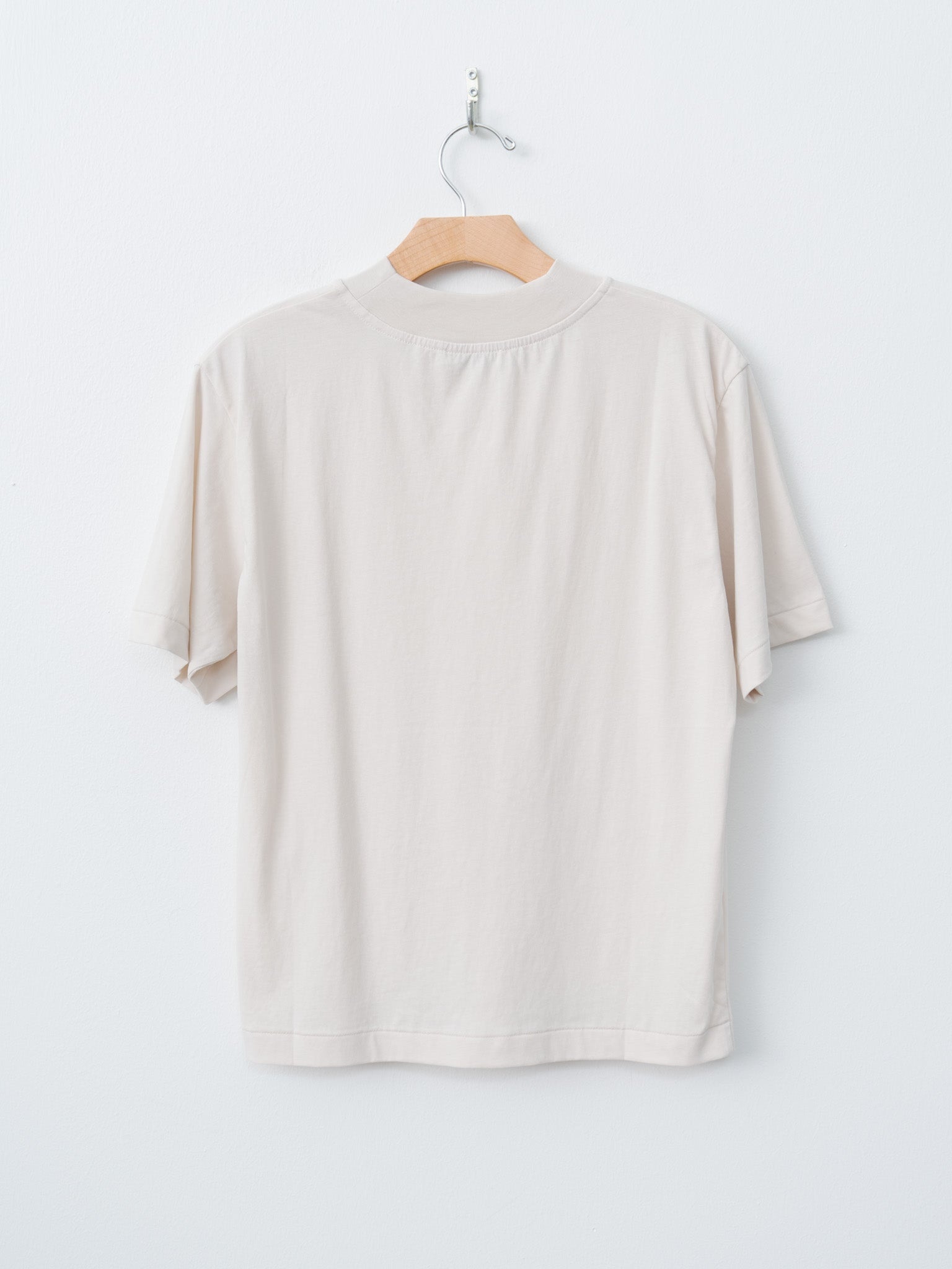 Fresca Nubuck Mockneck T-Shirt - Warm White - 6