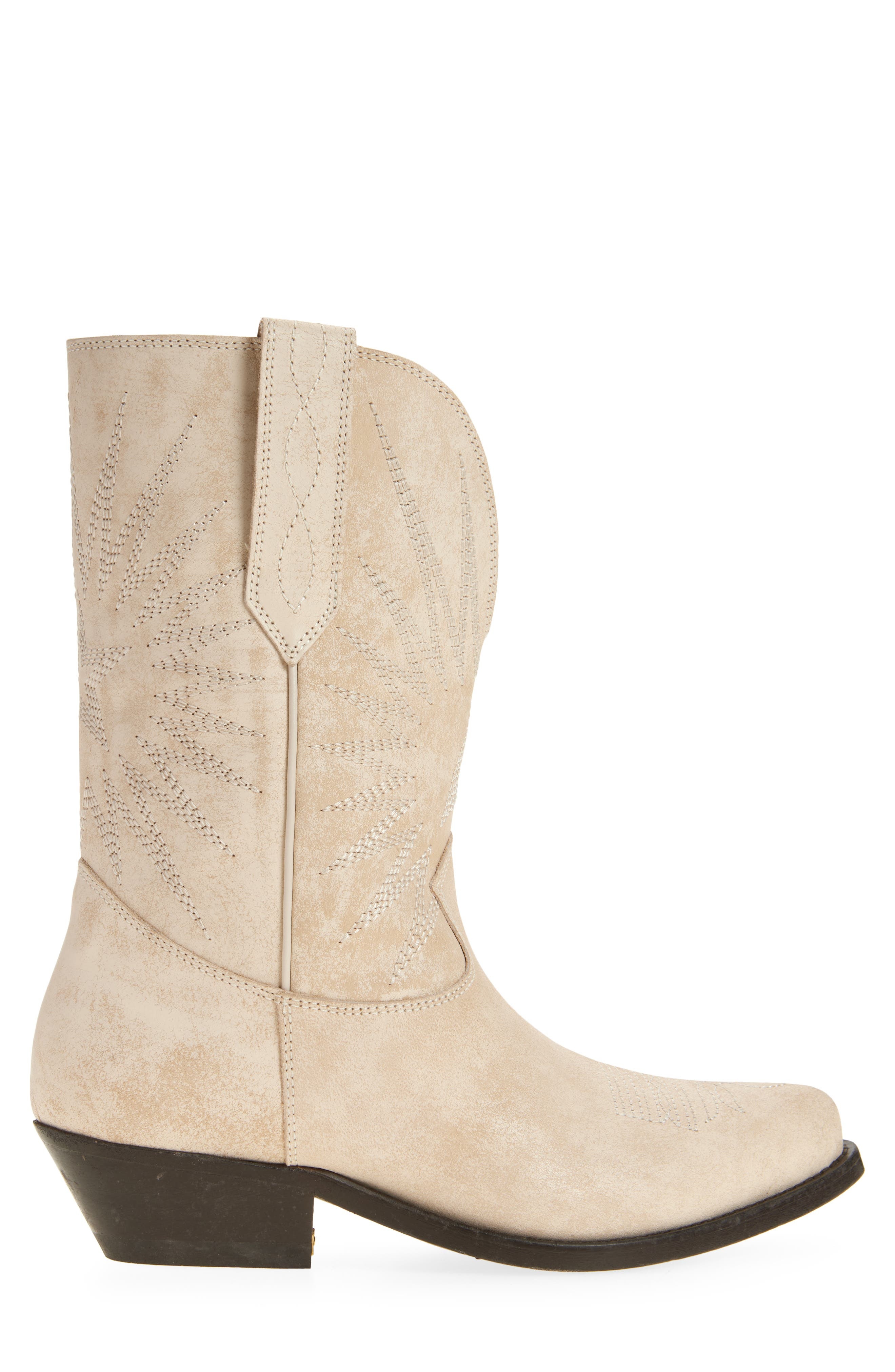 Golden Goose Wish Star Short Western Boot in Butter at Nordstrom - 3