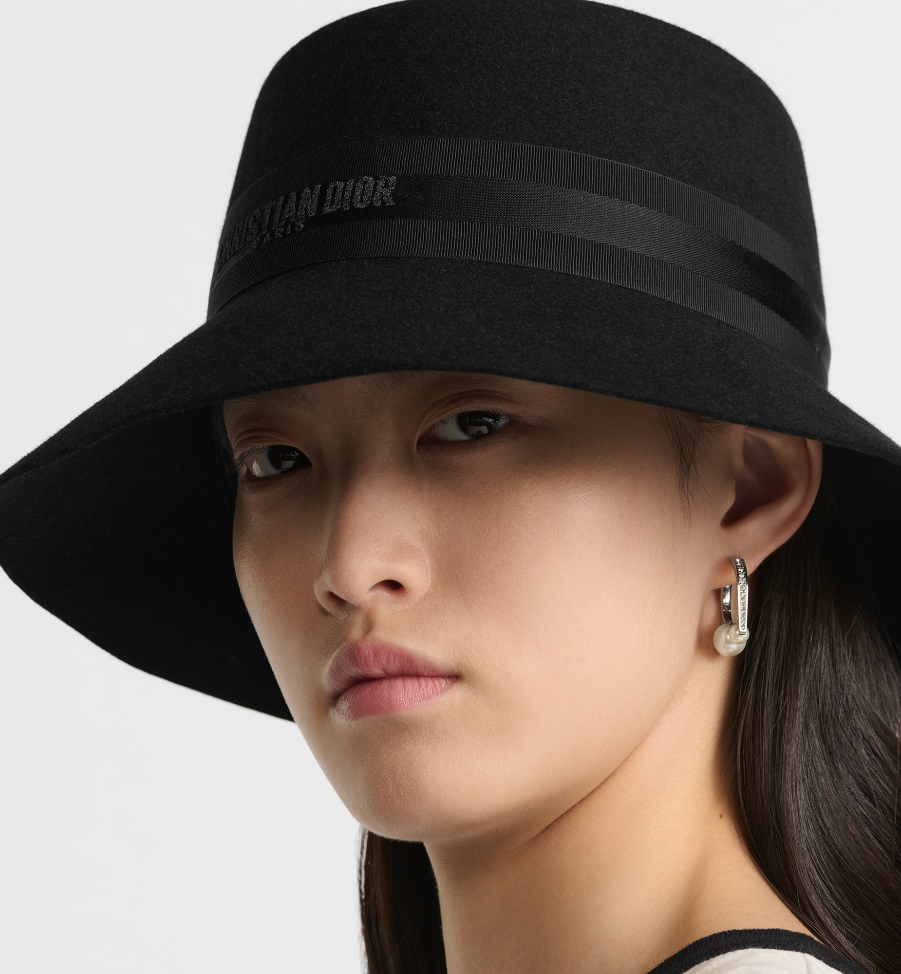 【大人気♪】DIOR D-Bobby Large Brim Hat ブラック Dior D-Bobby Large-Brim Hat | REVERSIBLE