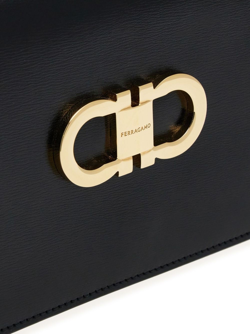 Double Gancini leather mini bag - 7