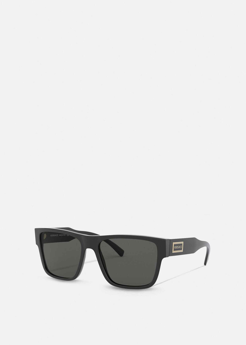 Square 90s Vintage Logo Sunglasses - 1