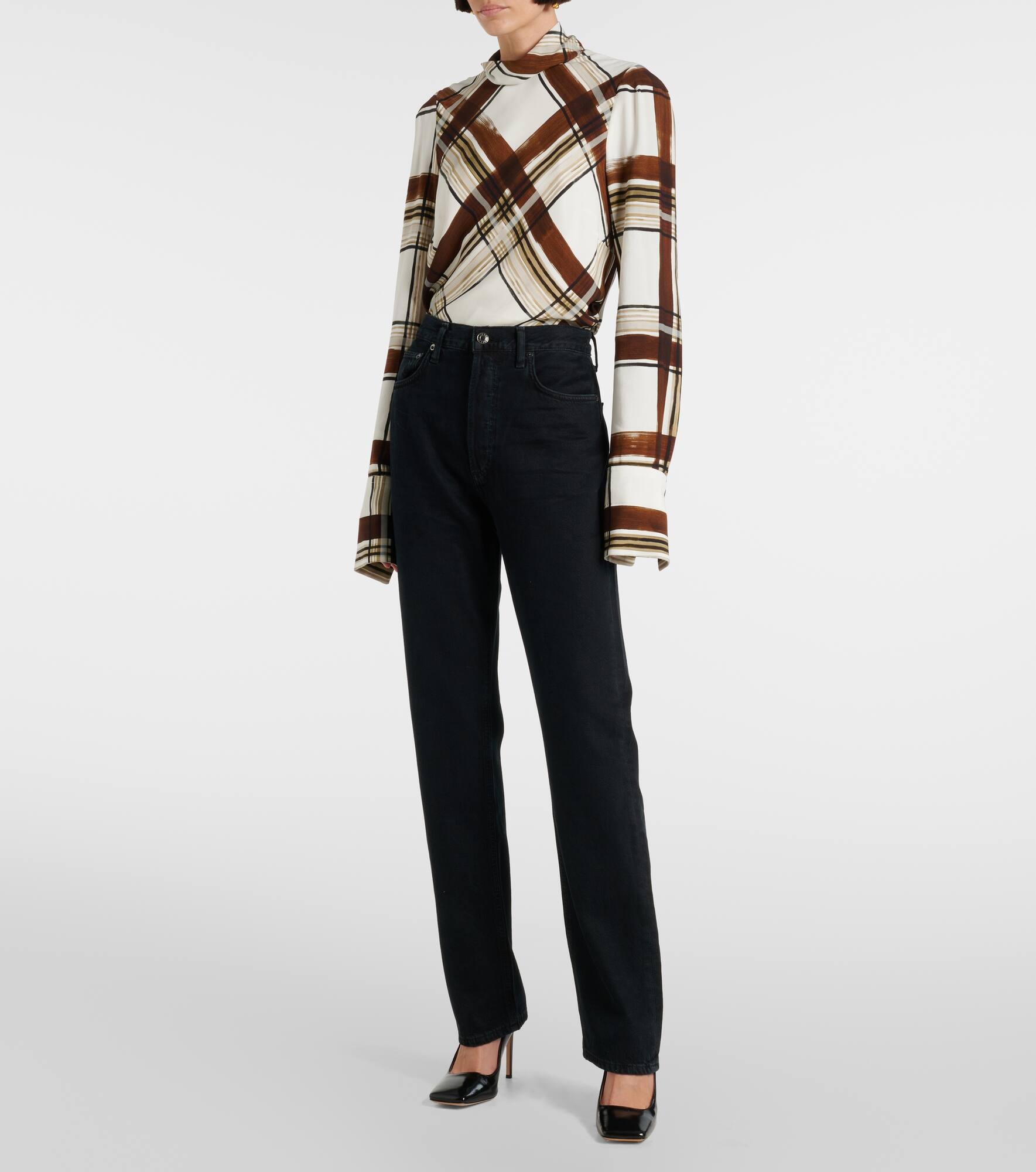 '90s Pinch Waist high-rise straight jeans - 7