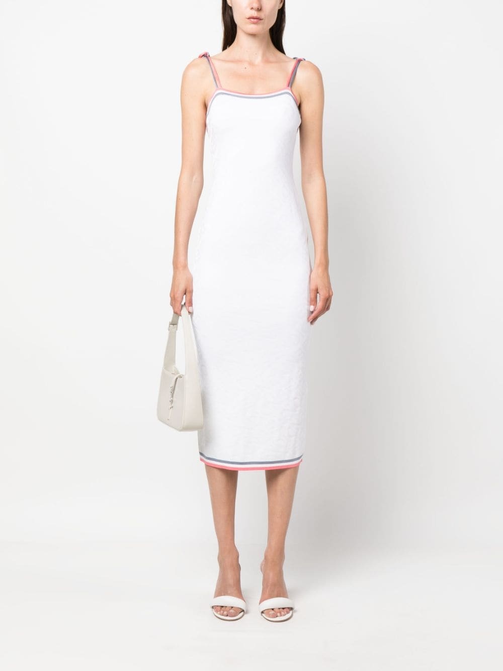 monogram midi dress - 2