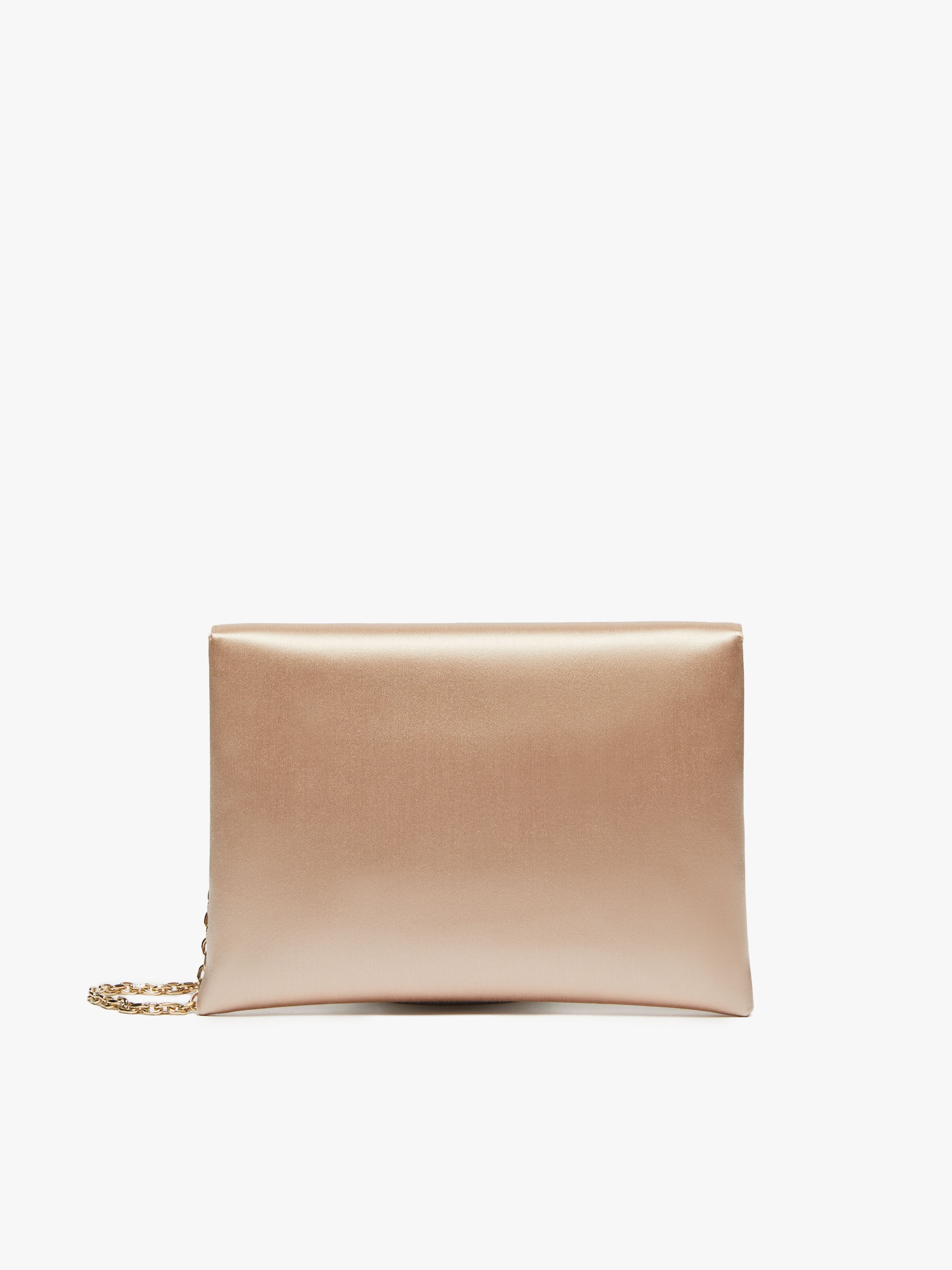 ENVELOPE Viscose and silk satin clutch bag - 3