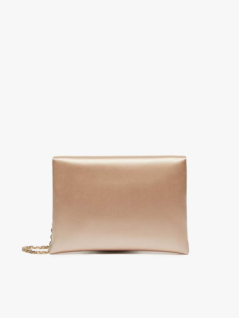 ENVELOPE Viscose and silk satin clutch bag 3