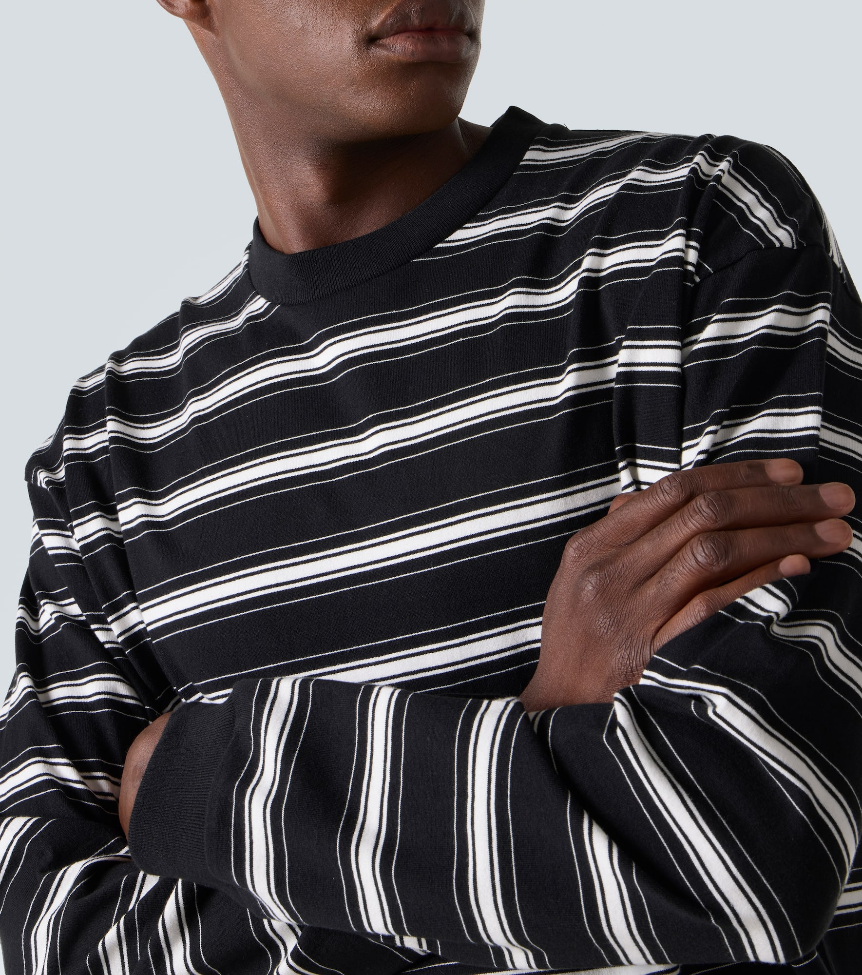 Striped cotton jersey T-shirt - 5