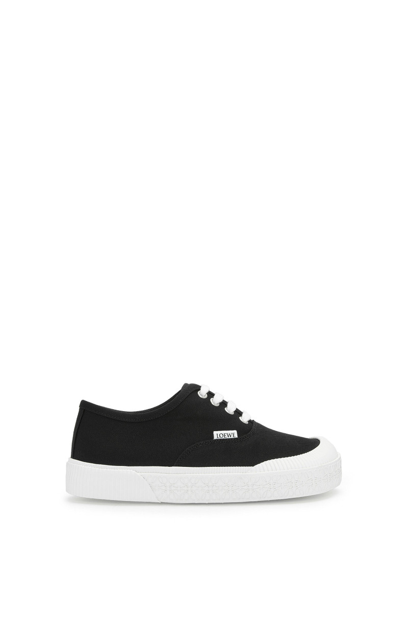 Terra Vulca lace-up sneaker in canvas 1