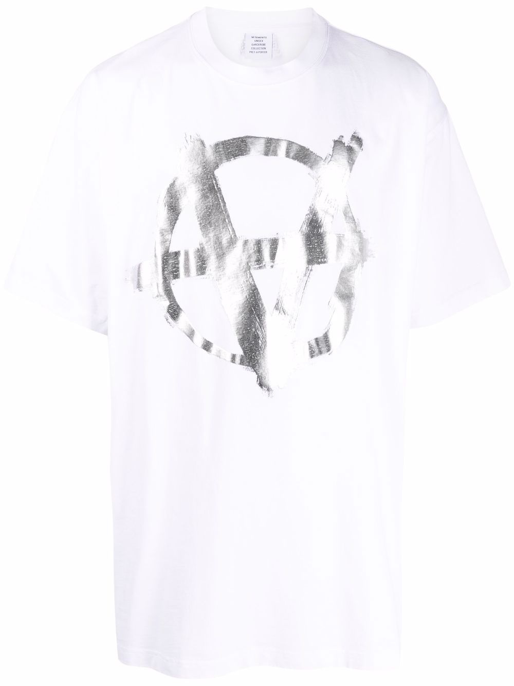 Anarchy graphic-print T-shirt - 1