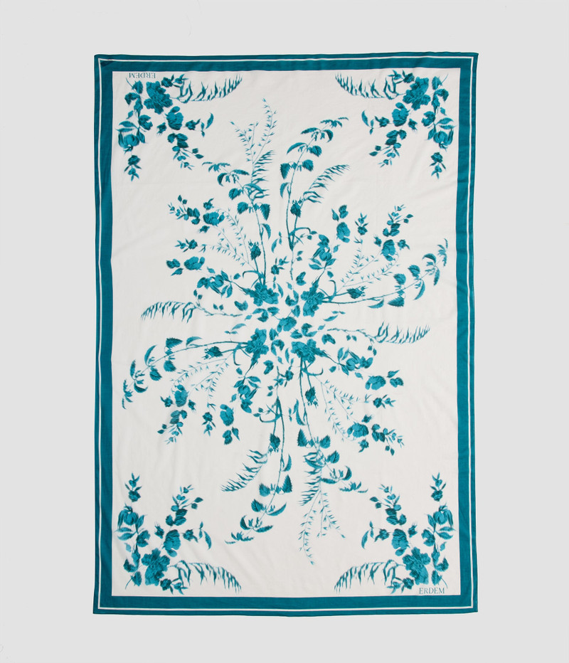 BOTANICAL PRINT COTTON VOILE PAREO 6